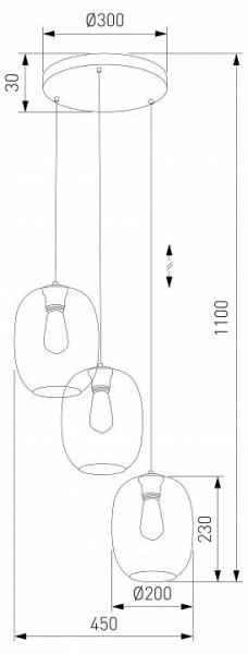 Подвесной светильник TK Lighting Elio 5973 Elio в Сургуте - surgut.ok-mebel.com | фото 3