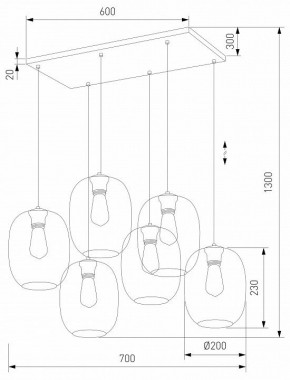 Подвесной светильник TK Lighting Elio 5974 Elio в Сургуте - surgut.ok-mebel.com | фото 3