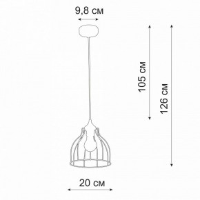 Подвесной светильник Vitaluce V3102 V3102-1/1S в Сургуте - surgut.ok-mebel.com | фото 3