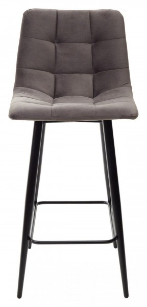 Полубарный стул CHILLI-QB графит #14, велюр / черный каркас (H=66cm) М-City в Сургуте - surgut.ok-mebel.com | фото 5