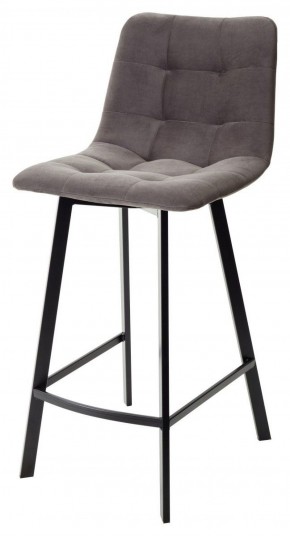 Полубарный стул CHILLI-QB SQUARE графит #14, велюр / черный каркас (H=66cm) М-City в Сургуте - surgut.ok-mebel.com | фото 1