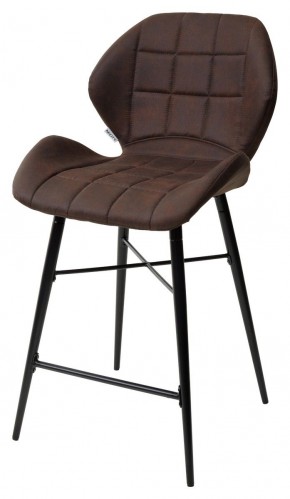 Полубарный стул MARCEL COWBOY-#800 темно-коричневый (H=65cm), ткань микрофибра М-City в Сургуте - surgut.ok-mebel.com | фото 1