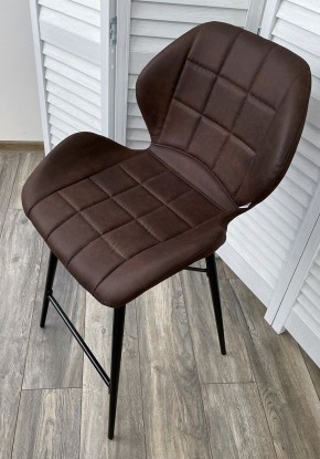 Полубарный стул MARCEL COWBOY-#800 темно-коричневый (H=65cm), ткань микрофибра М-City в Сургуте - surgut.ok-mebel.com | фото 3