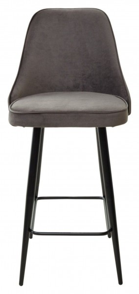 Полубарный стул NEPAL-PB ГРАФИТ #14, велюр/ черный каркас (H=68cm) М-City в Сургуте - surgut.ok-mebel.com | фото 6