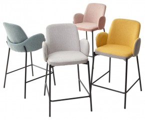 Полубарный стул NYX (H=65cm) VF106 желтый / VF120 серый М-City в Сургуте - surgut.ok-mebel.com | фото 2