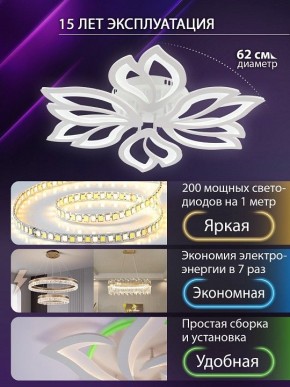 Потолочная люстра Natali Kovaltseva FORTUNA LED LAMPS 81107/6C в Сургуте - surgut.ok-mebel.com | фото 5