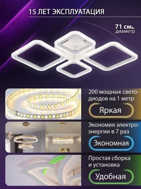 Потолочная люстра Natali Kovaltseva OPTI LED LAMPS 81108/1C в Сургуте - surgut.ok-mebel.com | фото 5