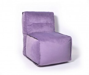 Прямое модульное бескаркасное кресло Комфорт (Фиолет велюр) в Сургуте - surgut.ok-mebel.com | фото