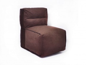 Прямое модульное бескаркасное кресло Комфорт (Шоколад велюр) в Сургуте - surgut.ok-mebel.com | фото
