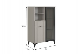 РИЧ Комод 2 со стеклом в Сургуте - surgut.ok-mebel.com | фото 2