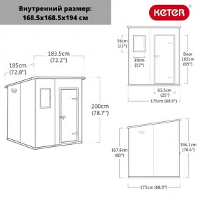 Сарай Манор Пентхаус 6x6 (MANOR PENT 6x6) в Сургуте - surgut.ok-mebel.com | фото 3