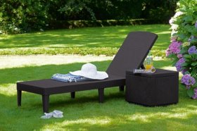 Шезлонг Джайпур (Jaipur Sun lounger) виски-коричневый в Сургуте - surgut.ok-mebel.com | фото 2