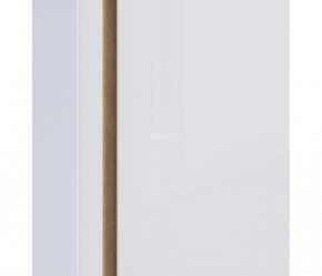 Шкаф 2х дверный с зеркалом Веста СБ-2259 (Дуб Бунратти/Белый глянец) в Сургуте - surgut.ok-mebel.com | фото 3