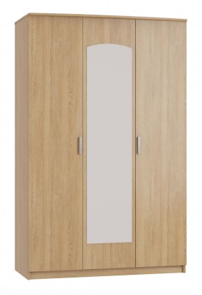 Шкаф 3-х дверный с зеркалом Шк210.1 МС Ирина в Сургуте - surgut.ok-mebel.com | фото