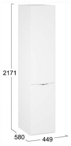 Шкаф для белья Глосс СМ-319.07.001 в Сургуте - surgut.ok-mebel.com | фото 4