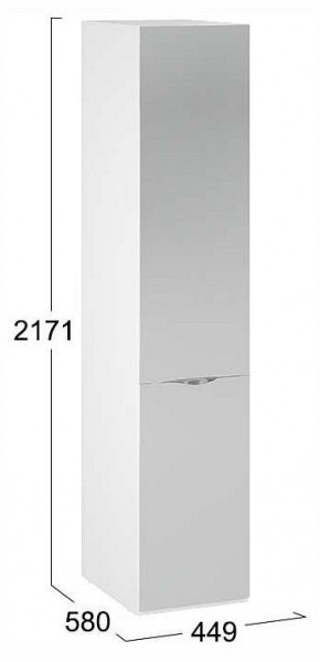 Шкаф для белья Глосс СМ-319.07.002 в Сургуте - surgut.ok-mebel.com | фото 4