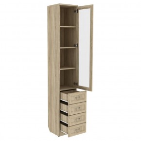 Шкаф для книг с ящиками узкий арт. 205 в Сургуте - surgut.ok-mebel.com | фото