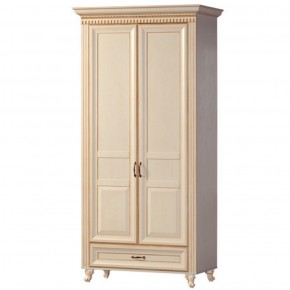 Шкаф для одежды 2-х дверный №471 Марлен Кремовый белый в Сургуте - surgut.ok-mebel.com | фото 1