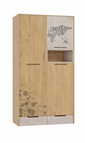 Шкаф для одежды 3 двери и 2 ящика Шк134.0 ДС Стэнфорд в Сургуте - surgut.ok-mebel.com | фото