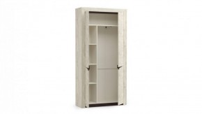 Шкаф для одежды 33.18 "Лючия" (бетон пайн белый / венге / белый) в Сургуте - surgut.ok-mebel.com | фото 2