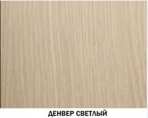 Шкаф для одежды №609 "Инна" Денвер светлый (*без полок) в Сургуте - surgut.ok-mebel.com | фото 4