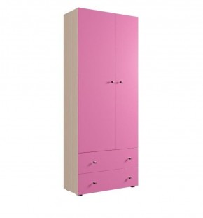 Шкаф ДМ 800 с 2-мя ящиками (розовый) в Сургуте - surgut.ok-mebel.com | фото