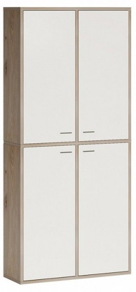Шкаф книжный Домино СУ(ш2в2)+4ФГ в Сургуте - surgut.ok-mebel.com | фото