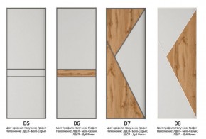 Шкаф-купе 1600 серии SOFT D8+D2+B2+PL4 (2 ящика+F обр.штанга) профиль «Графит» в Сургуте - surgut.ok-mebel.com | фото 10