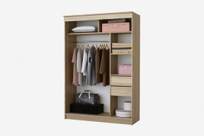 Шкаф-купе Фаворит 1.5 серия Альянс (дуб сонома) в Сургуте - surgut.ok-mebel.com | фото 2