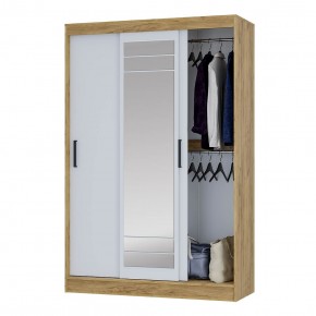 Шкаф-купе Тео ШКК-02 (крафт/белый) в Сургуте - surgut.ok-mebel.com | фото 3