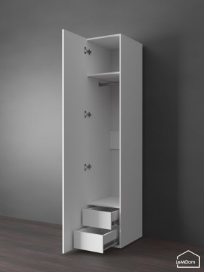 Шкаф Linnea MHR-1PO-3 2050х400х510 (Белый-М 11.1.1) в Сургуте - surgut.ok-mebel.com | фото 5