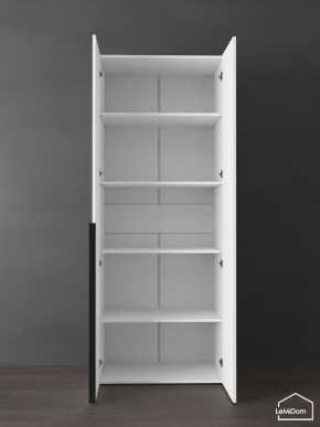 Шкаф Linnea MHR-2-2 2050х800х510 (Белый-М 11.1.1) в Сургуте - surgut.ok-mebel.com | фото 4