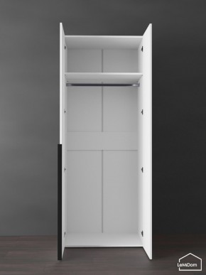 Шкаф Linnea MHR-2 2050х800х510 (Белый-М 11.1.2) в Сургуте - surgut.ok-mebel.com | фото 4