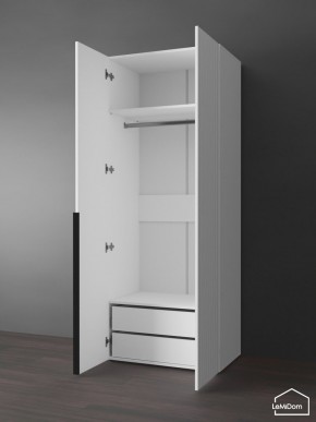 Шкаф Linnea MHR-2-3 2050х800х510 (Белый-М 11.1.2) в Сургуте - surgut.ok-mebel.com | фото 6