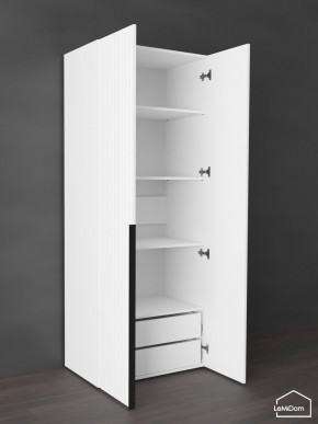 Шкаф Linnea MHR-2-4 2050х800х510 (Белый-М 11.1.2) в Сургуте - surgut.ok-mebel.com | фото 6