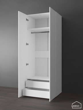 Шкаф Linnea MHR-2PO-3 2050х800х510 (Белый-М 11.1.1) в Сургуте - surgut.ok-mebel.com | фото 5