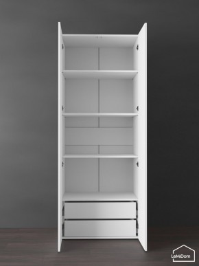 Шкаф Linnea MHR-2PO-4 2050х800х510 (Белый-М 11.1.1) в Сургуте - surgut.ok-mebel.com | фото 5