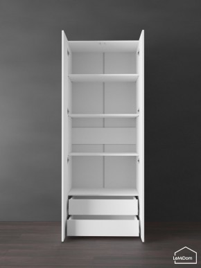 Шкаф Linnea MHR-2PO-4 2050х800х510 (Белый-М 11.1.2) в Сургуте - surgut.ok-mebel.com | фото 6