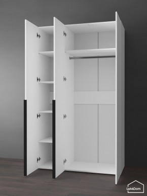 Шкаф Linnea MHR-3-1 2050х1200х510 (Белый-М 11.1.1) в Сургуте - surgut.ok-mebel.com | фото 5