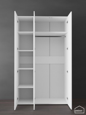 Шкаф Linnea MHR-3PO-1 2050х1200х510 (Белый-М 11.1.2) в Сургуте - surgut.ok-mebel.com | фото 5