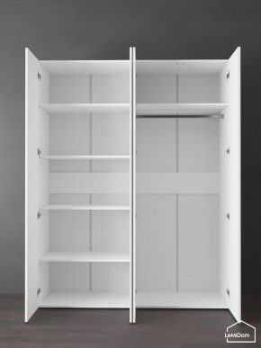 Шкаф Linnea MHR-4PO-1 2050х1600х510 (Белый-М 11.1.2) в Сургуте - surgut.ok-mebel.com | фото 4