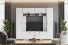 Шкаф настенный "Сандра" 1700 (Белый лофт) в Сургуте - surgut.ok-mebel.com | фото 2