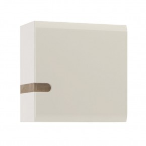 Шкаф навесной 1D/TYP 65, LINATE ,цвет белый/сонома трюфель в Сургуте - surgut.ok-mebel.com | фото 2