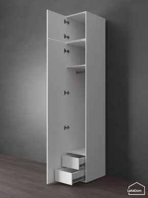 Шкаф с антресолью Linnea MHR-1POA-3 2450х400х510 (Белый-М 11.1.1) в Сургуте - surgut.ok-mebel.com | фото 6