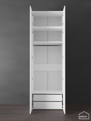 Шкаф с антресолью Linnea MHR-2POA-3 2450х800х510 (Белый-М 11.1.2) в Сургуте - surgut.ok-mebel.com | фото 5