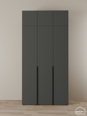 Шкаф с антресолью Linnea MHR-3A-2 2450х1200х510 (Графит-М 11.1.25) в Сургуте - surgut.ok-mebel.com | фото