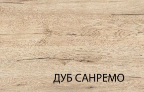 Шкаф-витрина 1D1V OSKAR , цвет дуб Санремо в Сургуте - surgut.ok-mebel.com | фото 3