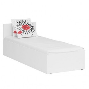 Стандарт Кровать 0800, цвет белый, ШхГхВ 83,5х203,5х70 см., сп.м. 800х2000 мм., без матраса, основание есть в Сургуте - surgut.ok-mebel.com | фото