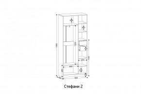 СТЕФАНИ-2 Шкаф в Сургуте - surgut.ok-mebel.com | фото 2