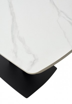 Стол ALATRI 120 MATT WHITE MARBLE SOLID CERAMIC / BLACK, ®DISAUR в Сургуте - surgut.ok-mebel.com | фото 11